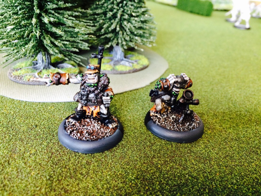 1 Pyg Bushwhacker Officer and Mortar UA Trollbloods