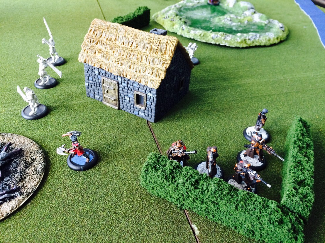 3 Khador defending Old Witch Hut