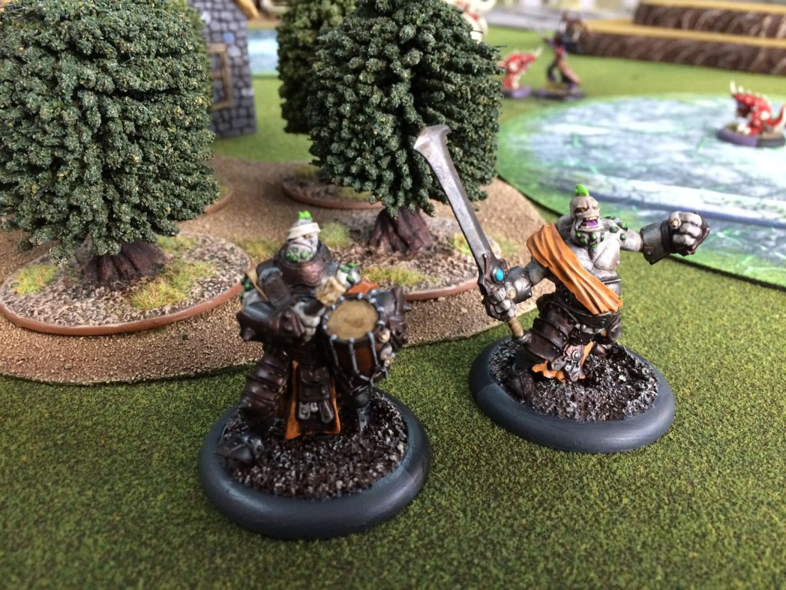 2 Trollkin Fennblades Officer and Drummer UA