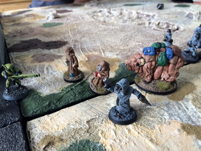 4 Tau vs Chaos Cultist first attack