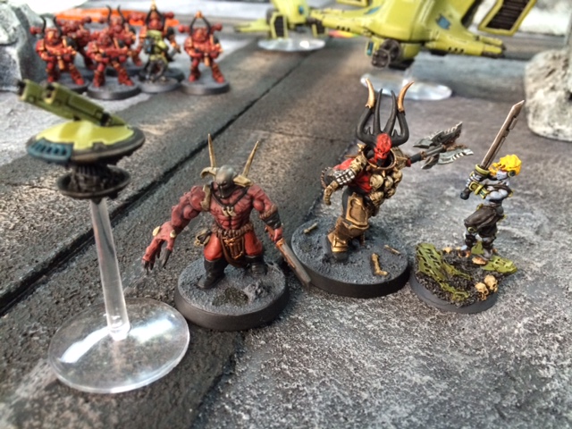 8 Tau Ethereal Versus Khorne Herald