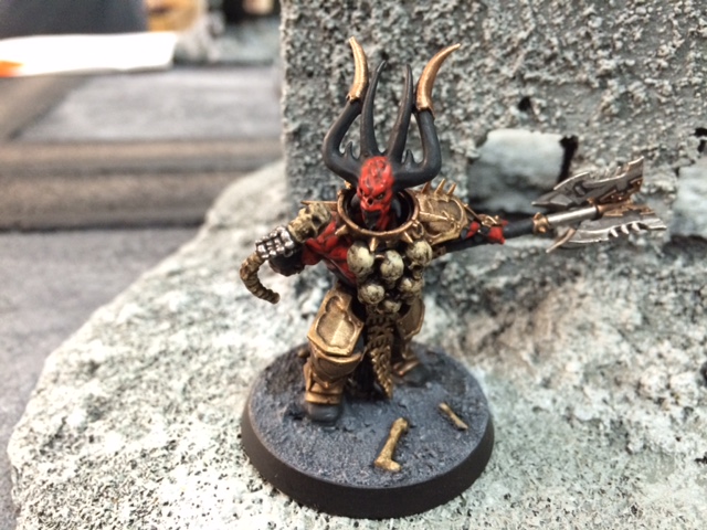 9 Khorne Daemonkin Herald of Khorne Olim Yia Maw of Rage