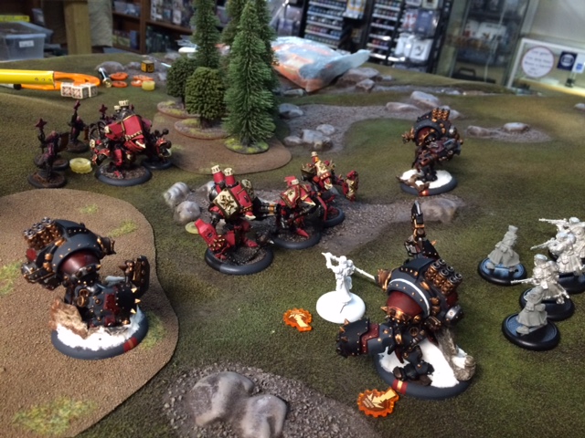 8 Protectorate of Menoth Amon Ad-Raza vs Khador Sorscha