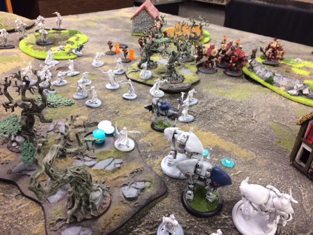 4 Protectorate of Menoth Harbinger vs Retribution of Scyrah Kaelyssa