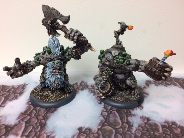 1 Trollbloods Rok and Dire Troll Bomber