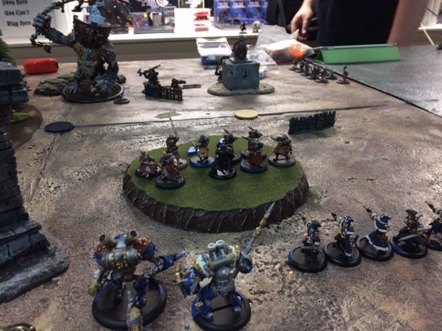 5 Trollbloods Grim2 vs Cygnar Haley1