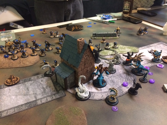 2 Legion Lylyth2 vs Cygnar Caine1