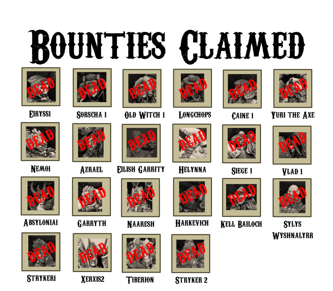 Bounties Claimed - Week 5