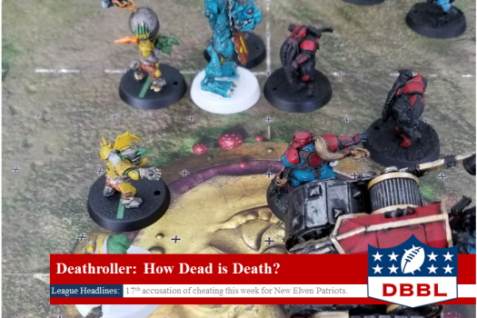 Blood Bowl Dwarfs vs Goblins