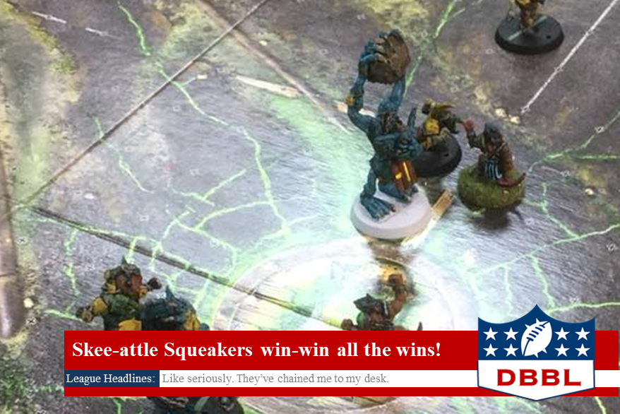 Blood Bowl Skaven vs Dwarfs