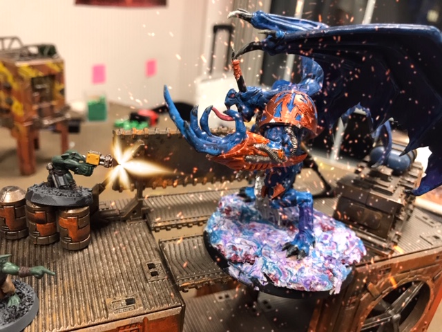 Orks vs Tzeentch Daemons 4