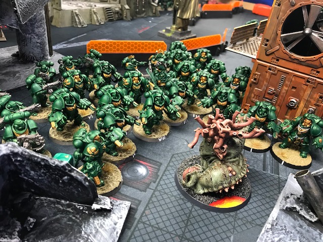 Drawbridge Apocalypse Salamanders Beast of Nurgle